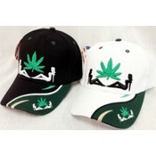 Wholesale Basrball Cap/ Hat Marijuana Leaf w/ Ladies