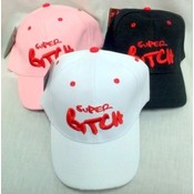 Wholesale Super Bitch Sign Baseball Cap/ Hat