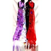 Multi-Color Floral &amp; Butterfly Print Scarves