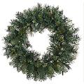 24" Mixed Sugen Pine Artificial Christmas Wreath - Unlit