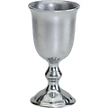 Pack of 2 English Hand Crafted Statesmetal 8 Ounce Drinking Goblet 6"
