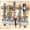 31" Decorative Music Note Keyboard Theme Wine Holder