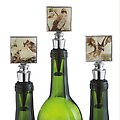 Pack of 6 Birds of Prey Elegant Wine Bottle Stoppers by Julie Ueland