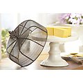 French Lily Style Cake Stand with Spun Wire Mesh Top