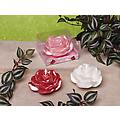 Pack of 6 Garden Party Scented Rose Flower Blossom Candles