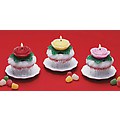 Pack of 6 Sweet Treats Rose Cupcake Candles - Vanilla Scented