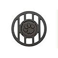 NCAA Clemson Tigers Sports Round Cast Iron Branding Grill Iron Accessory