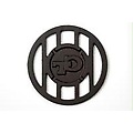 NCAA Georgia Tech Yellow Jackets Round Cast Iron Branding Grill Iron Accessory