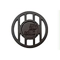 NCAA Mississippi Rebels Sports Round Cast Iron Branding Grill Iron Accessory