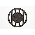 NCAA Northern Iowa Panthers Sports Round Cast Iron Branding Grill Iron Accessory