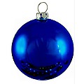 Shiny Midnight Blue Commercial Shatterproof Christmas Ball Ornament 4" (100mm)