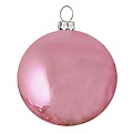 Shiny Baby Pink Commercial Shatterproof Christmas Ball Ornament 4" (100mm)
