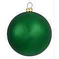 Matte Green Commercial Shatterproof Christmas Ball Ornament 3.25" (80mm)