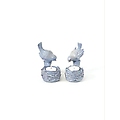 Pack of 8 Garden Getaway Bird and Nest Tea Light Candle Holders 5"