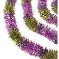 15' Soft &amp; Silky Rainbow Classics Christmas Tinsel Garland - Unlit