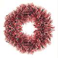 30" Pre-Lit Ruby Grapefruit Cashmere Pine Christmas Wreath #H89096