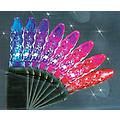Set of 35 LED Colorwave M5 Christmas Lights Changes Blue to Red - Green Wire
