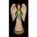 9.5" Irish Blessing Angel Christmas Table Top Decoration