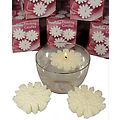 Club Pack of 216 Floating Snowflake-Shaped Candles 3"