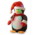9.5" Battery Operated Lighted LED Color Changing Penguin Christmas Decoration
