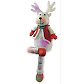 34" Battery Operated Lighted LED Color Changing Reindeer Christmas Decoration