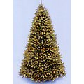 12' Downswept Douglas Fir Pre-Lit PE Artificial Christmas Tree - Multi Lights
