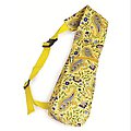 Pack of 2 Insulated Wine Bottle Backpack Tote Bags - Yellow Paisley