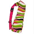 Pack of 2 Insulated Wine Bottle Backpack Tote Bags - Watermelon