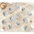 The 12 Days of Christmas Glass Newlywed Wedding Ornament Gift Box Set