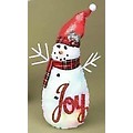 2 'Twas the Night Battery Operated LED Color Changing Snowman Christmas Figures
