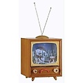 8.75" Happy Holidays Musical Animated Christmas Winter Scene TV Box Decoration