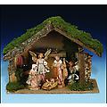 6-Piece Fontanini 5" Christmas Nativity Set with Italian Stable #54495
