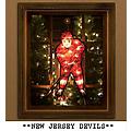 NHL New Jersey Devils 2-in-1 Lighted Hockey Player Window or Yard Decoration