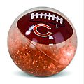 Pack of 2 NFL Chicago Bears Light-Up Football Super Balls
