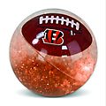 Pack of 2 NFL Cincinnati Bengals Light-Up Football Super Balls