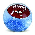 Pack of 2 NFL Denver Broncos Light-Up Football Super Balls