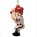 Pack of 8 MLB Washington Nationals Home Run Snowman Christmas Ornaments