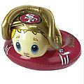 Pack of 2 NFL San Francisco 49'ers Mascot Swimming Pool Inner Tubes
