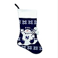 24" MLB  New York Yankees Knit Snowman &amp; Snowflake Christmas Stocking