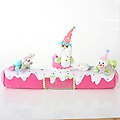 23" Cupcake Heaven Plush Figure Photo Frame and Christmas Draft Door Stopper
