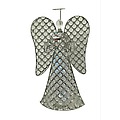 16" LED Lighted Color Changing Crystal Gemstone Christmas Angel #189391