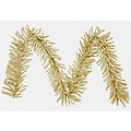 9' x 10" Sparkling Champagne Tinsel Artificial Christmas Garland - Unlit