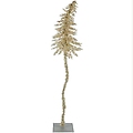 5' Pre-Lit Champagne Sparkling Fantasy Artificial Christmas Tree - Clear Lights