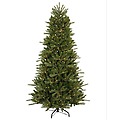 7.5' Pre-Lit Medium Vermont Fir Instant Shape Artificial Christmas Tree - Clear