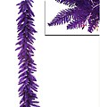9' x 14" Pre-Lit Purple Ashley Spruce Christmas Garland - Clear &amp; Purple Lights