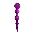 55" Purple Commercial Size Shatterproof Christmas Ball Finial Ornament