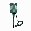 Westinghouse Outdoor 6-Outlet Ground Stake with Programmable &amp; Photocell Timers