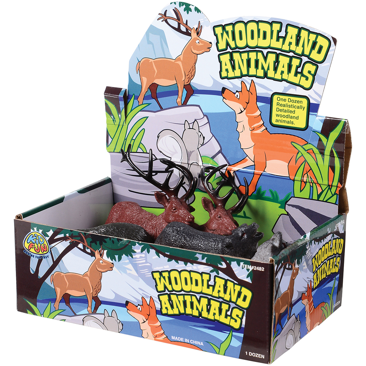 woodland animal toy set