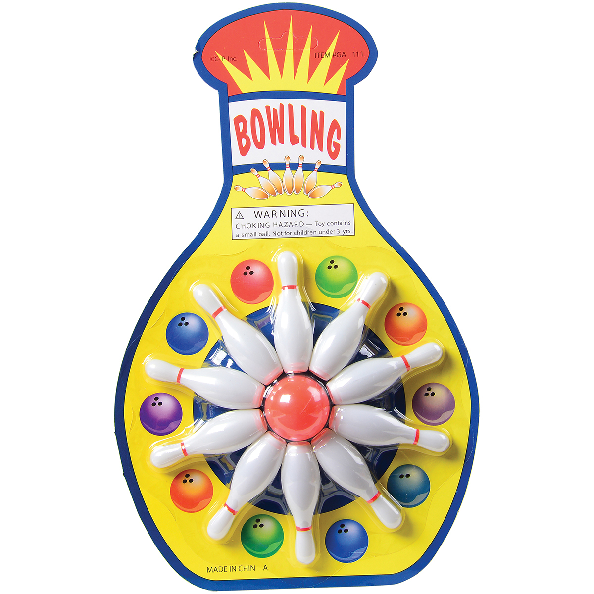 vintage toy bowling set