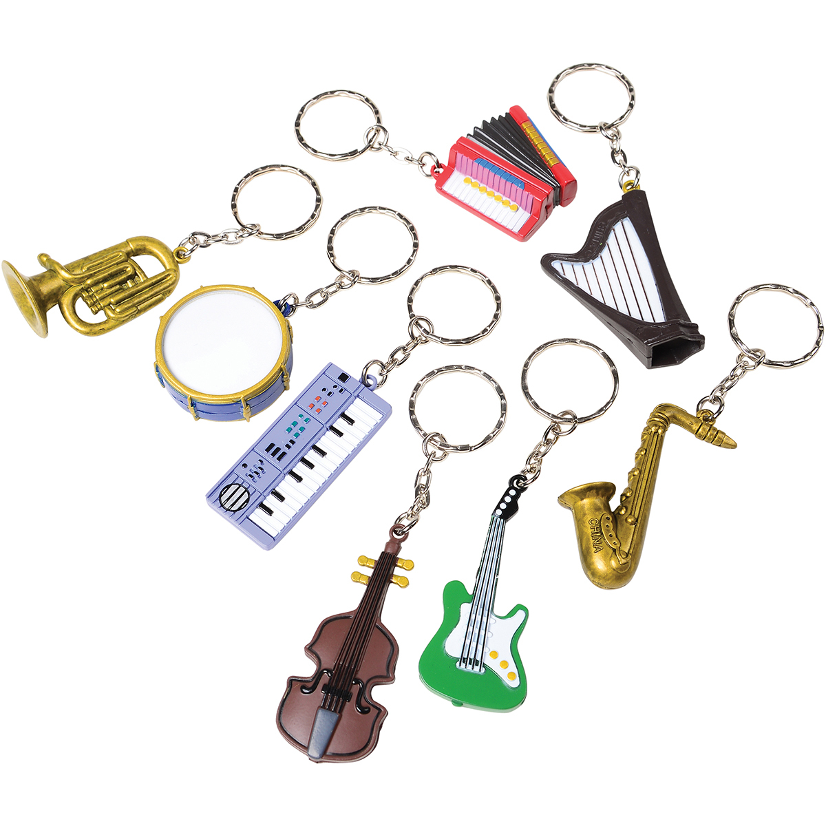 Wholesale Musical Instrument Key Chains DollarDays